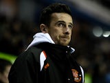 Blackpool manager Barry Ferguson looks on during the Championship match against Reading on January 28, 2014