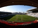 A general view of the stadium ahead of the Aviva Premiership match between Leicester Tigers and Wasps at Welford Road on November 1, 2015