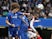 David Luiz, N'Golo Kante and Alexandre Lacazette in action during the Premier League game between Chelsea and Arsenal on September 17, 2017
