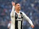 Cristiano Ronaldo celebrates scoring for Juventus on December 29, 2018