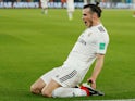 Gareth Bale celebrates scoring for Real Madrid on December 19, 2018
