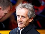 Alain Prost pictured in August 2018