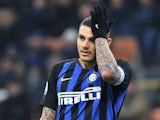 Mauro Icardi in action for Inter Milan in February 2019