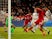 Liverpool defender Joel Matip sticks the ball into his own net in the Champions League tie with Bayern Munich on March 13, 2019
