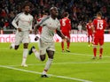 Sadio Mane pictured after scoring his second and Liverpool's third in the victory over Bayern Munich on March 13, 2019