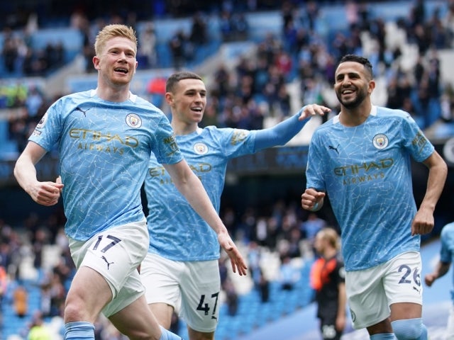 Kevin De Bruyne Phil Foden Among Five Manchester City Nominees For