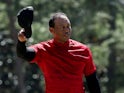 Tiger Woods at the conclusion of the 2022 Masters.