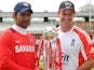 Mahendra Singh Dhoni and Andrew Strauss