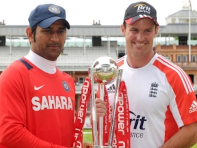 England v India: Rain stops play