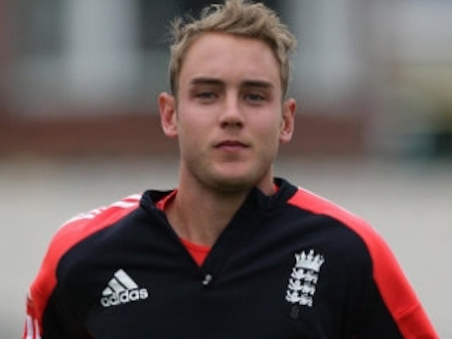 Broad out of second Test
