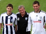 Zoltan Gera, Roy Hodgson and Ben Foster