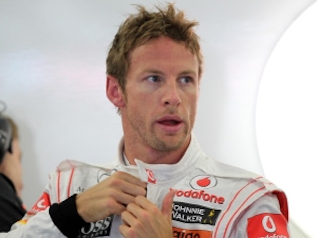 Button's race car goes on eBay