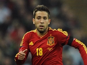 Alba delighted with Spain goal