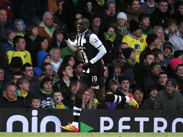 Demba Ba calm over Newcastle form