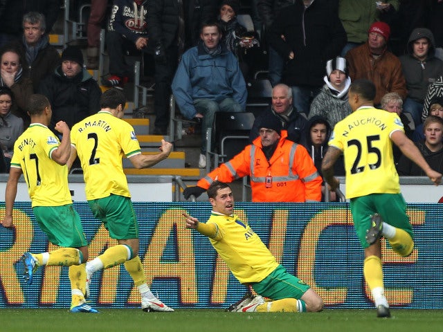 Half-Time Report: Norwich 2-1 Wolves
