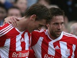 Peter Crouch and Matthew Upson