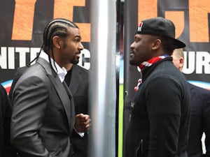 Haye and Chisora weigh in