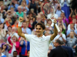 Federer "happy" with performance