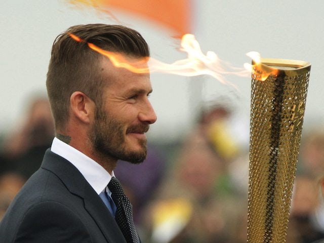 Beckham attends sports show launch