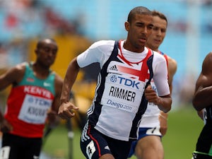 Rimmer "shocked" by 800m failure