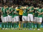 Ireland team facing Germany