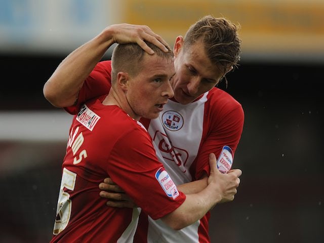 Nicky Adams scores for Crawley Town