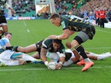 George Pisi touches down for Northampton