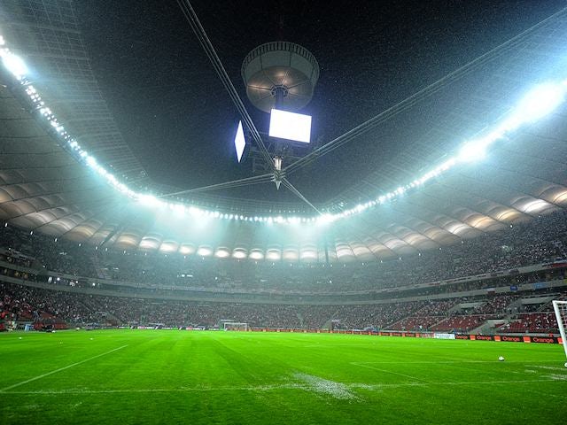 Warsaw Stadium roof opened