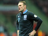 A frustrated Wayne Rooney