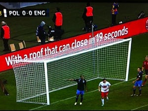 Ad makes 'roof' jibe during Poland vs. England - picture