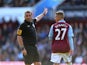 Joe Bennett sees red for Aston Villa