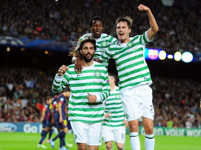 Team News: Samaras, Hooper start for Celtic