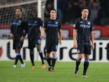 Manchester City players looking depressed