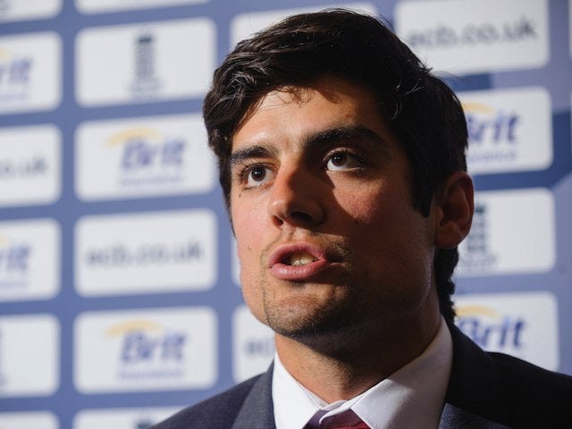 Alastair Cook out for 59