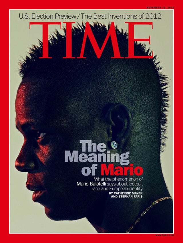 Mario Balotelli on the cover of TIME magazine