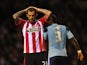 Sunderland's Steven Fletcher is disappointed after missing a chance