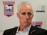 New Ipswich manager Mick McCarthy sporting the "meh" look
