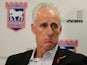 New Ipswich manager Mick McCarthy sporting the "meh" look