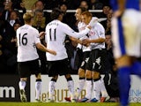 Steve Sidwell scores the equaliser for Fulham