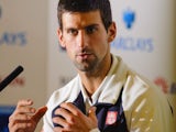 Novak Djokovic in a press conference ahead of the ATP Finals