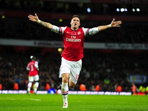 Giroud delighted with Spurs goal