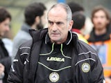 Udinese coach Francesco Guidolin before kickoff