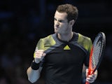 Andy Murray during the ATP Finals