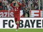 Franck Ribery celebrates scoring for Bayern