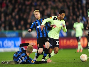 Newcastle earn draw in Brugge