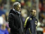 Real Madrid Jose Mourinho during their game with Levante