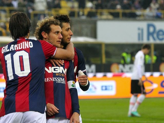 Alessandro Diamanti scores for Bologna on November 18, 2012