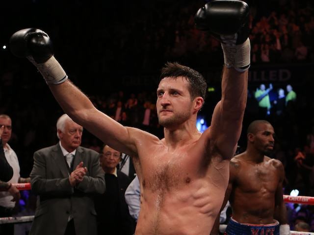 Carl Froch after his win over Yusaf Mack on November 17, 2012