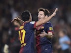 Half-Time Report: Record-breaking Lionel Messi puts Barcelona ahead