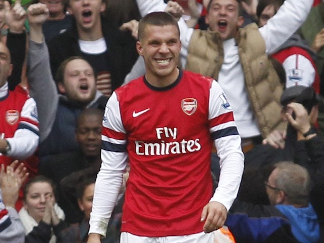 Podolski: 'Wait to judge Arsenal'